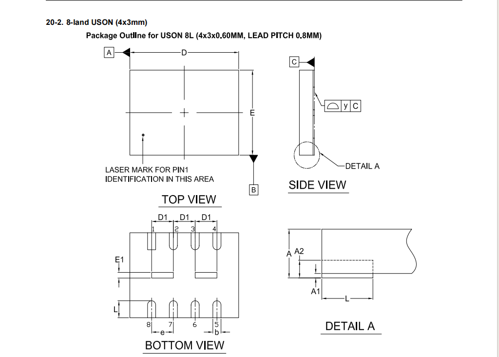 Adaptador para leer y escribir Bios USON de 4x3mm - Imagen 3